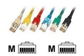 Netværkskabel - EFB NORDIC EFB-Elektronik Hirose TM11 - network cable - 0.5 m - yellow - Gul - 0.5m - K8075.0,50