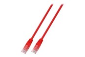 Netværkskabel - EFB NORDIC EFB-Elektronik patch cable - 7.5 m - red - Rød - 7.5m - K8100RT.7,5