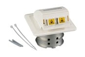 Netværkstilbehør - EFB NORDIC EFB-Elektronik flush mount outlet - FTTH-OUTLET-SC-OM3