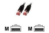 Netværkskabel - EFB NORDIC EFB-Elektronik patch cable - 1.5 m - black - Sort - 1m - K8050.1,5