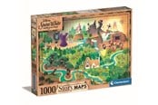 Puslespil - Clementoni Puzzle Story Maps - Snow White 1000 pieces 2D Puslespil - 39815