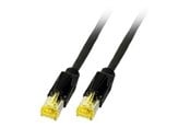 Netværkskabel - EFB NORDIC EFB-Elektronik Draka PRO FLEX patch cable - 50 cm - black - Sort - 0.5m - K3130.0,5