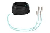 Netværkskabel - EFB NORDIC EFB-Elektronik trunk cable - 20 m - black - Sort - 20m - O8301S20OM3