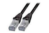 Netværkskabel - EFB NORDIC EFB-Elektronik patch cable - 1 m - black - Sort - 1m - K5538SW.1