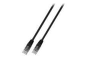 Netværkskabel - CoreParts EFB-Elektronik patch cable - 1.5 m - black - Sort - 1m - B-UTP6015S