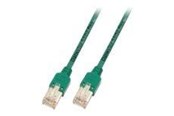 Netværkskabel - EFB NORDIC Dätwyler CU 5502 flex patch cable - 15 m - green - Grøn - 15m - K8706.15