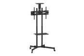 Vægbeslag, AV-Beslag & AV-Møbler - Roline VALUE cart - for LCD TV - black - Maks 50 kg - Maks størrelse 70" - 17.99.1167