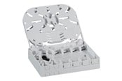 Netværkstilbehør - EFB NORDIC EFB-Elektronik FTTH Indoor DIN RAIL Box for 4 Fiber 4 Adapter - fibre-optic splice box - FTTH-BOX-IN-5