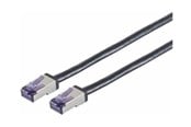Netværkskabel - Lanview patch cable - 20 m - black - Sort - 20m - LVN-CAT6A-FLEX-20M