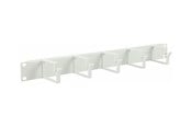 Rack skabe - Lanview by Logon - rack cable organiser (horizontal / vertical) - 5 hooks - 1U - RAO100WH
