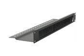 Rack skabe - Lanview by Logon - rack cable organiser - L bent brushed - 1U - RAO210BL