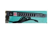Strømkabel (ekstern) - Lanview - power distribution strip - 10A - LVR-2MCH-SW-CH8