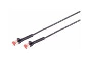 Netværkskabel - Lanview Flex-Angle patch cable - 1.5 m - black - Sort - 1m - LV-6AFTP-FLEX-ANG-015B