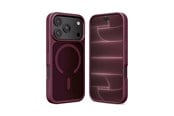 Mobil - Covers & Cases - CRONG Hybrid MATTE Magnetic case with MagSafe for iPhone 18 Pro / iPhone 17 Pro - Burgundy - CRGHMMIP1863PPRP
