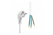 Strømkabel (intern) - MicroConnect - power cable - Type F/E to open end - 5 m - MC-PE005SCHW-OE