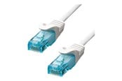 Netværkskabel - ProXtend patch cable - 7 m - white - Hvid - 7m - 6AUTP-07W