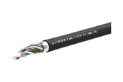 Netværkskabel - Lanview bulk cable - 305 m - black - Sort - 305m - LVN-CAT6PE-FUTP-305M