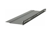 Rack skabe - Lanview by Logon - rack cable organiser - L bent brushed - 0.5U - RAO215BL