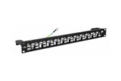 Netværkstilbehør - Lanview by Logon blank keystone patch panel - 1U - 10" - unequipped - LKS675BL