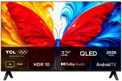 Fladskærms TV - TCL 32" Fladskærms TV QLED 1080p (Fuld HD) High Dynamic Range 10 (HDR10) 32S5L - 32S5L