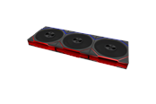Kabinet Køler - Lian Li UNI FAN TL FLEX 120 (3-pack) with controller - Kabinet køler - 120mm - Sort med RGB LED lys - 33 dBA - 12TL1F3B