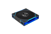 Kabinet Køler - Lian Li UNI FAN TL FLEX 120 - Kabinet køler - 120mm - Sort med RGB LED lys - 33 dBA - 12TL1F1B