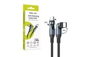 USB kabel - Mobile Origin Rotating Cable 540° USB-C to USB-C - 1m - MO-240WRC-CB12