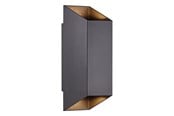 Lamper - Nordlux Nico Square 22 udendørs væglampe, sort - 2218221003
