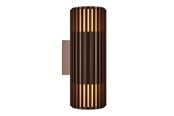 Lamper - Nordlux Aludra Double udendørs væglampe, seaside metallisk brun - 2418121261