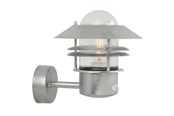 Lamper - Nordlux Blokhus udendørs væglampe med sensor, galvaniseret - 25031031
