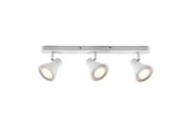 Lamper - Nordlux Eik 3-spotskinne, hvid - 45780101