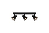 Lamper - Nordlux Eik 3-spotskinne, sort - 45780103