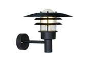Lamper - Nordlux Lønstrup 32 udendørs væglampe, sort - 71411003