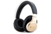 Hovedtelefoner/headset - GUESS Bluetooth on-ear headphones GUBH604GEMK black/black 4G Script - 3666339170202