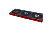 Kabinet Køler - Lian Li UNI FAN TL LCD FLEX 120 (3-pack) - Kabinet køler - 120mm - Sort med RGB LED lys - 26 dBA - 12TLLCD1F3B