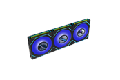 Kabinet Køler - Lian Li UNI FAN SLINF LCD FLEX 120 Reversed (3-pack) - Kabinet køler - 120mm - Sort med RGB LED lys - 31 dBA - 12RSLIND1F3B