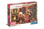 Puslespil - Clementoni HQC Jigsaw Puzzle: Santa's Visit 1000 pieces 2D Puslespil - 39924