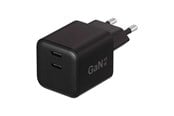 Mobil - Adaptere & Opladere - X2O 45W Dual Home Charger USB-C/C GaN - Black - 7333534010546