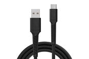USB kabel - X2O Longlife 60W USB-A/C cable 1M - Black - A12-191-0004 1M BLACK