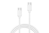 USB kabel - X2O Basic 60W USB-C/C cable 2m - White - BB01 PVC 2.0M
