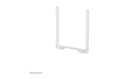 Vægbeslag, AV-Beslag & AV-Møbler - Neomounts AV35-724WH1 mounting kit - for sound bar - easy installation - white - Maks 2 kg - Maks størrelse 75" - AV35-724WH1