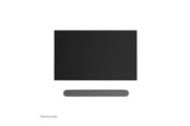 Vægbeslag, AV-Beslag & AV-Møbler - Neomounts WL30-724BL1 mounting kit - for sound bar - easy installation - black - Maks 2 kg - Maks størrelse - WL30-724BL1