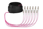Netværkskabel - EFB NORDIC EFB-Elektronik trunk cable - 10 m - black - Sort - 10m - O8342S10OM4
