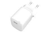 Mobil - Adaptere & Opladere - eSTUFF power adapter - 100% recycled plastic - 24 pin USB-C - 20 Watt - ES637025