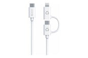 USB kabel - eSTUFF INFINITE - USB-C cable kit - USB-C to Lightning USB-C - 1 m - ES600170