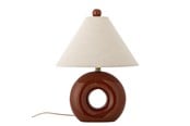 Lamper - Bloomingville Panja Bordlampe, Rød, Stentøj - 82063208