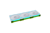 Kabinet Køler - Lian Li UNI FAN SL FLEX 120 Reversed (3-pack) with controller - Kabinet køler - 120mm - Hvid med RGB LED lys - 31 dBA - 12RSL1F3W