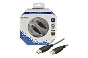 USB kabel - Deltaco - USB cable - USB to USB - 2 m - USB2-8-K