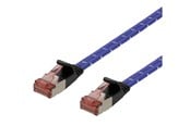 Netværkskabel - Deltaco patch cable - 1 m - white blue - Blå - 1m - UFTP-2301