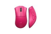 Mus - MCHOSE V7 Lightweight Ergonomic Wireless Berry Red - Gaming Mus - Optisk - 6 knapper - Rød - HW-V7-7